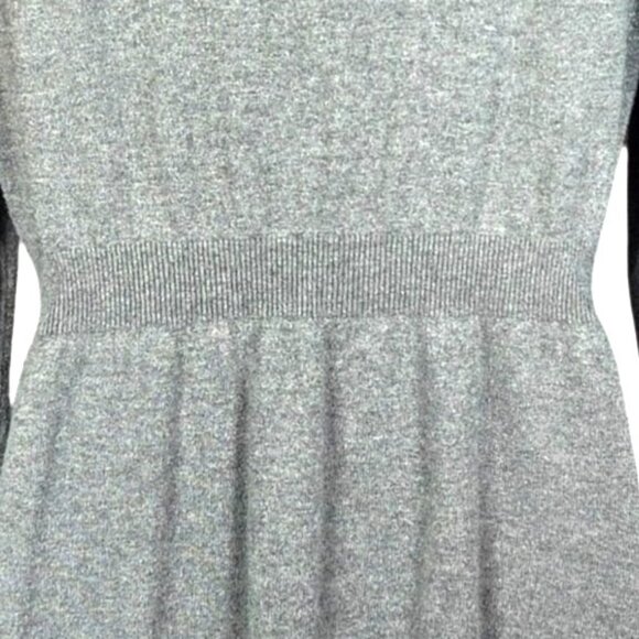 Liz Lange Maternity For Target Gray Cable Knit V-Neck Sweater XXL - Picture 4 of 6